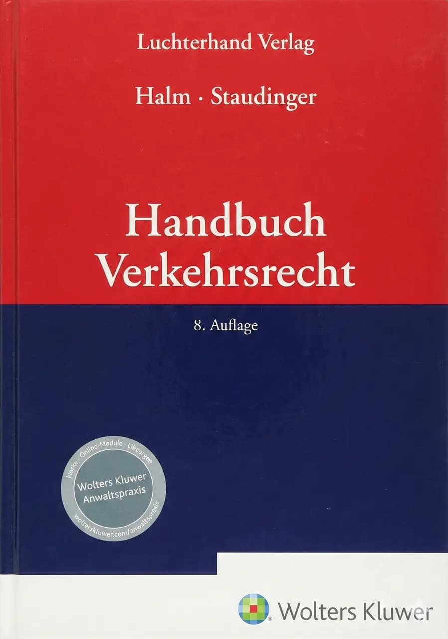 Handbuch Verkehrsrecht